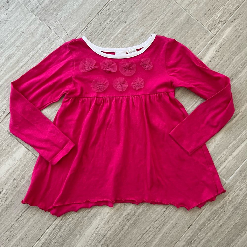 Hot pink Peanut Buttons vintage 90s girl’s dress